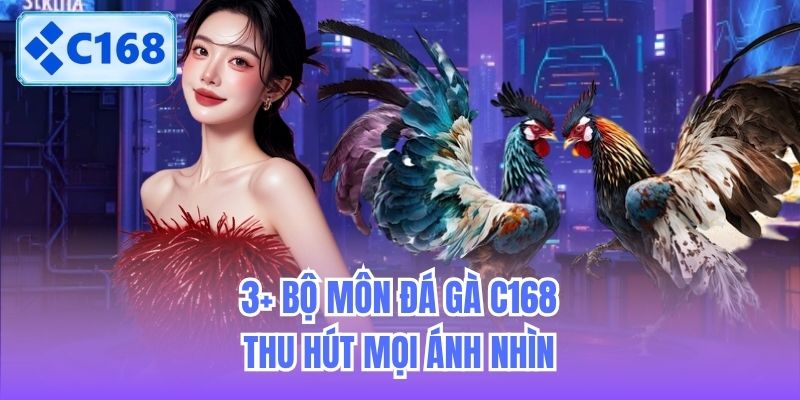 3+ bộ môn đá gà C168 thu hút mọi ánh nhìn