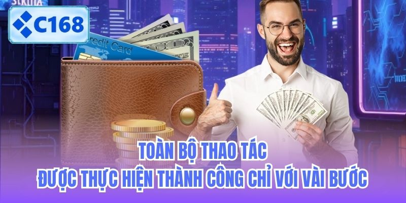 Toàn bộ thao tác được thực hiện thành công chỉ với vài bước