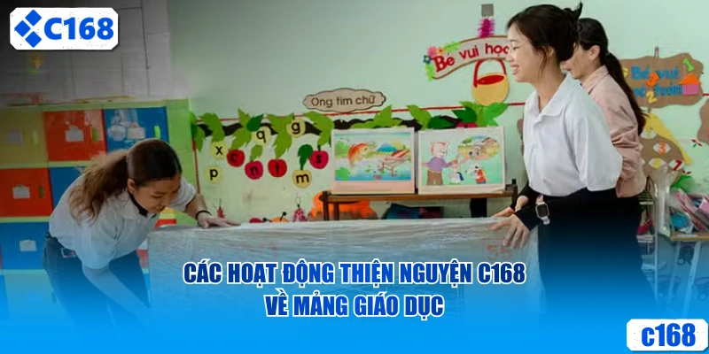 Các hoạt động thiện nguyện về mảng giáo dục